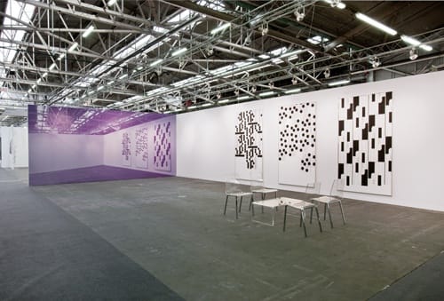 Installation view of David Zwirner booth, The Armory Show, New York, 2012