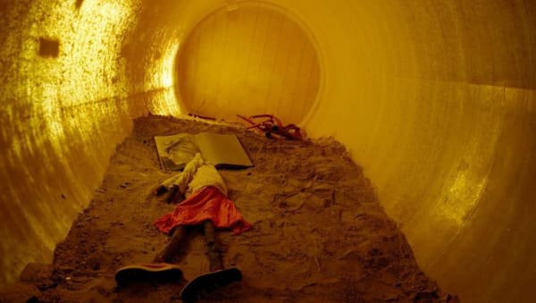 Het zoekgeraakte meisje is misschien wel het mooiste binnen de tentoonstellingBEELD STUDIOHANSWILSCHUT