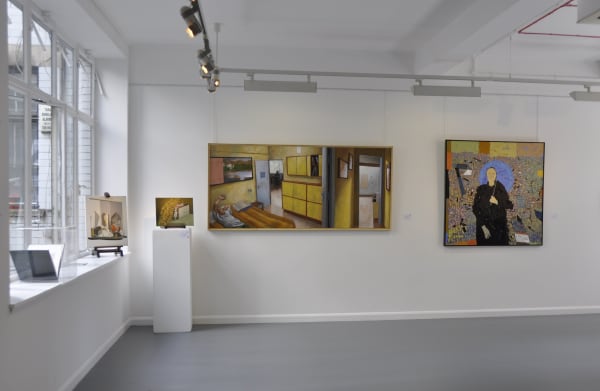 Installation shot: Bhupen Khakhar's Contemporaries, India 1960-2016