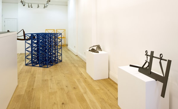 Caro/Araeen, A Conversation (installation shot)