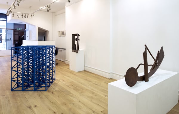 Caro/Araeen, A Conversation (installation shot)