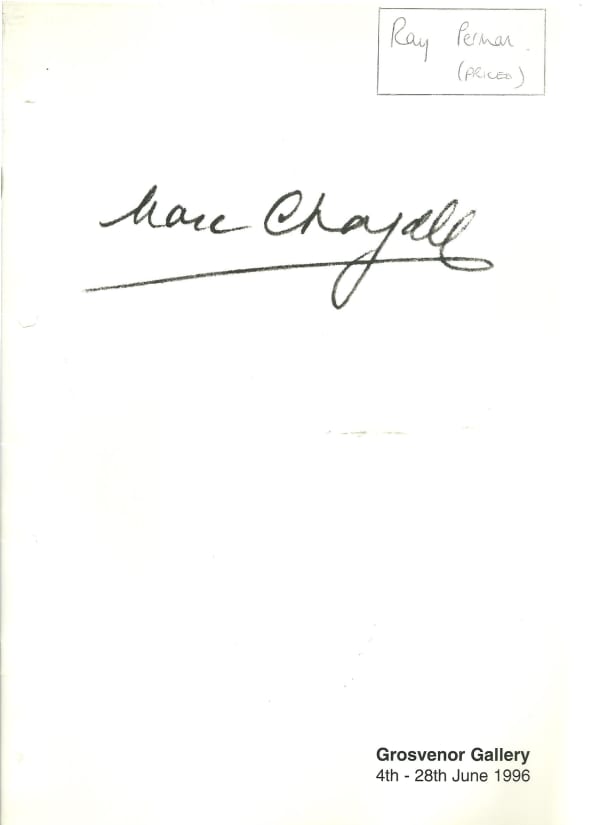 Original signed lithographs 1950's - 1960's Marc Chagall