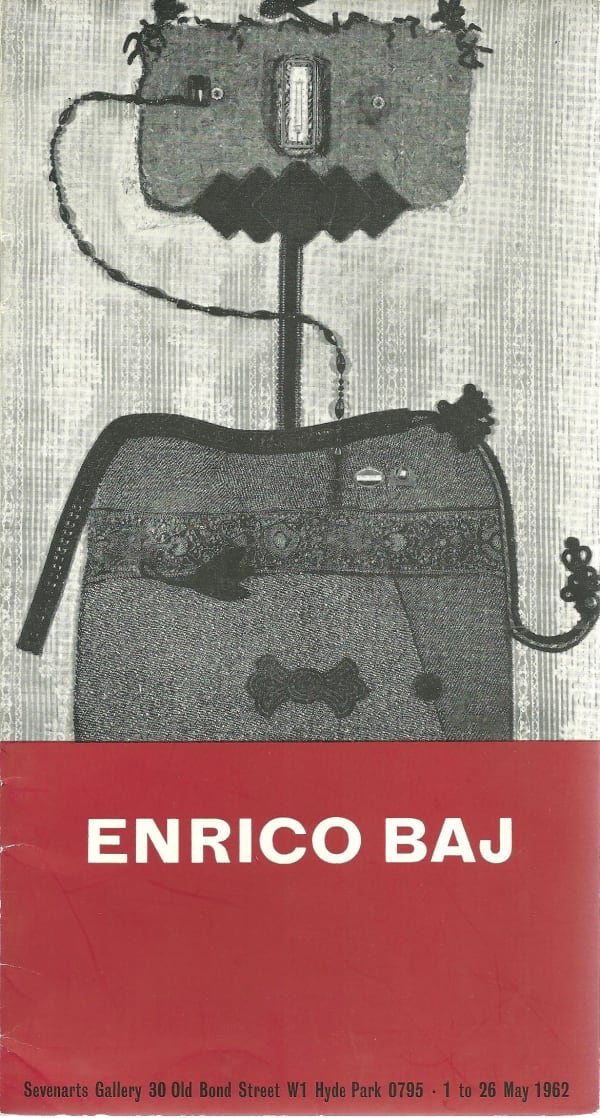 Enrico Baj Assemblages, Collages, Paintings