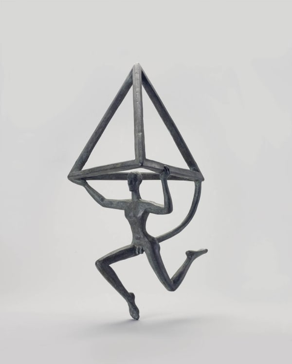 Dhruva Mistry (b. 1957) Hanuman: Study for Spatial Metaphor, 1989 Bronze Edition 1 of 5 37 x 22 x 18cm....