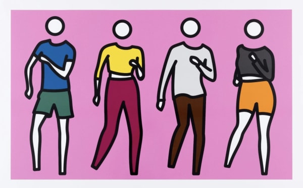 Julian Opie, Pop Art Meets Minimalism