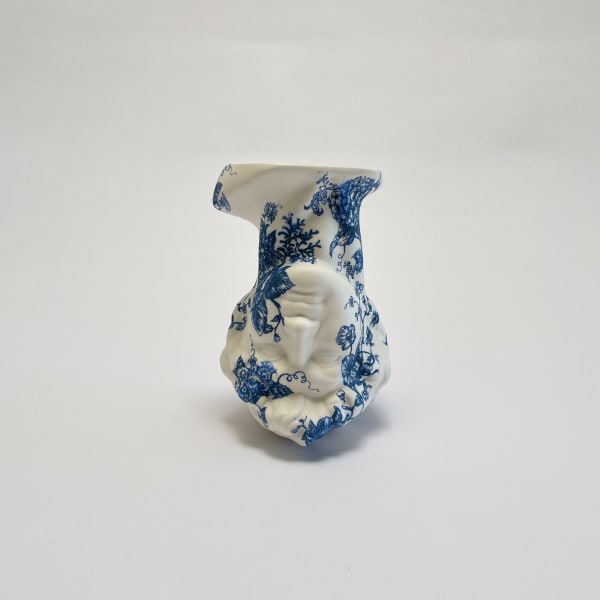 Toile David Bust Vase No. 1 by Brock Deboer