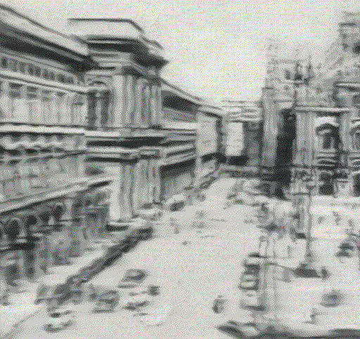 Gerhard Richter Cathedral Square, Milan, 1968 Oil on canvas 108 1/4 x 114 1/8 in 275 x 290 cm Unique