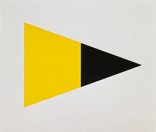 Ellsworth Kelly Black Yellow, 1970-1972 Lithograph 34 x 39 3/4 in 86.4 x 101 cm Edition of 55