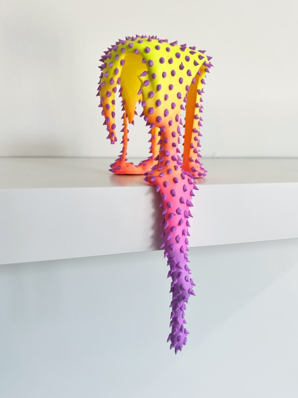Dan Lam Glyph, 2023 Foam, acrylic, polymer, resin 9 1/2 x 4 1/2 x 4 in 24.1 x 11.4 x 10.2 cm Unique