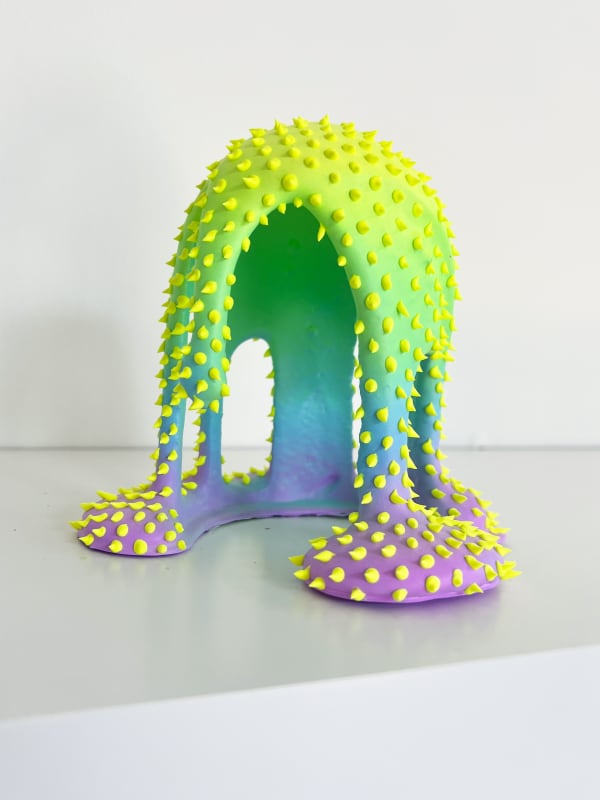 Dan Lam Solar, 2023 Foam, acrylic, polymer, resin 5.5 x 6 x 5.5 in 14 x 15.2 x 14 cm Unique