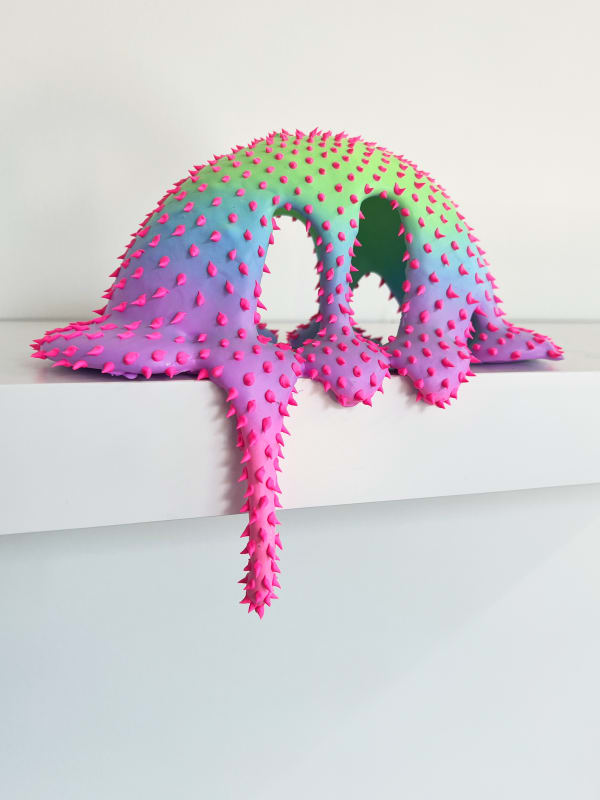 Dan Lam Waning, 2023 Foam, acrylic, polymer, resin 7.5 x 9 x 5.5 in 19.1 x 22.9 x 14 cm Unique