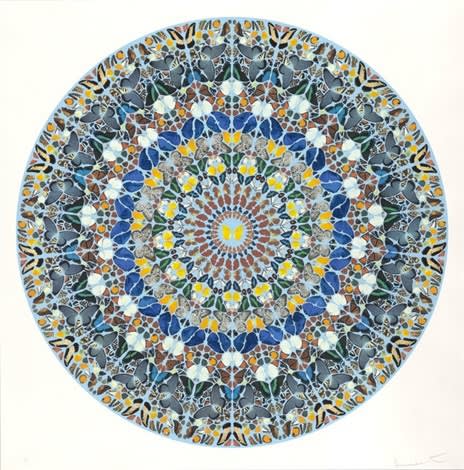 Damien Hirst Mantra, 2011 Silkscreen with diamond dust 60 x 59 in 152.4 x 149.9 cm Edition of 50