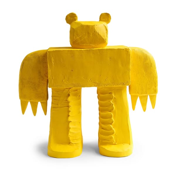 Austyn Taylor Golden Bear Achievement, 2023 Unique Stoneware Sculpture 18 x 18 x 6 1/2 in 45.7 x 45.7 x 16.5 cm Unique