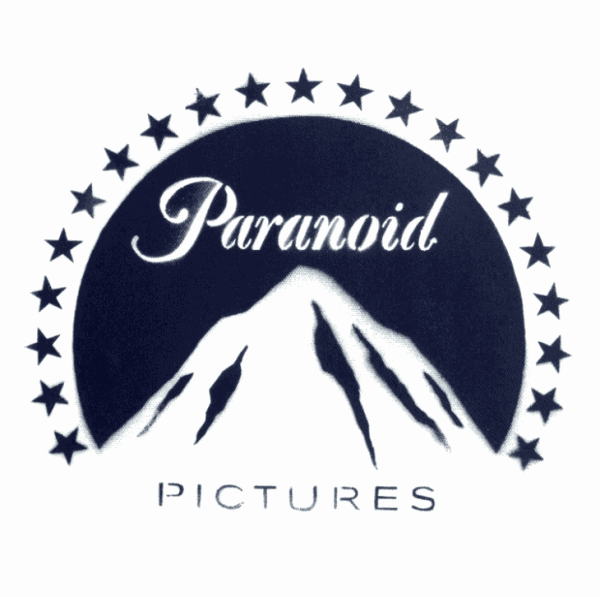 Banksy Paranoid Pictures Stencil on Canvas