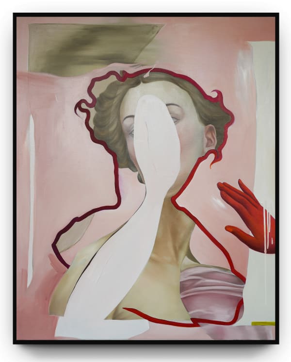 Fabio La Fauci Now That I Knew Fear, I Also Knew It Was Not Permanent, 2024 Oil on canvas 39 3/8 x 31 1/2 in 100 x 80 cm Unique