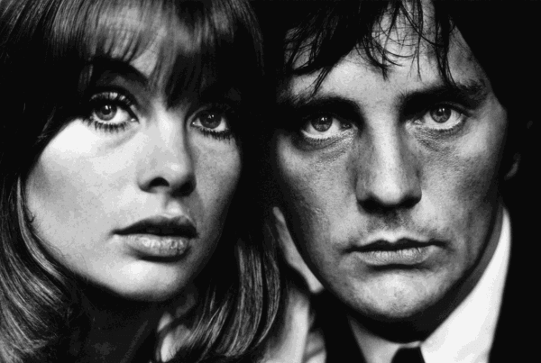 Terry O'Neill Terence Stamp and Jean Shrimpton, 1964 Silver Gelatin Print 20 x 30 Inches Edition of 50, Signed by the Artist