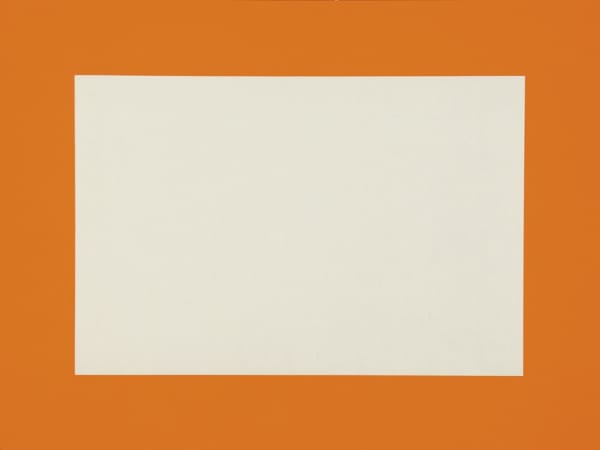 Donald Judd Untitled, 1988-1990 Woodcut in cadmium yellow deep 23 5/8 x 31 1/2 in 60 x 80 cm Edition of 54