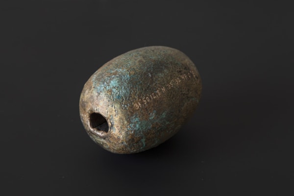 Ella Littwitz, 31°50'12.8"N 35°32'47.0"E, 2020, Bronze, diameter 7 cm x 10 cm, diameter 2 3/4 in x 4 in, Edition of 25 plus 1 artist's proof