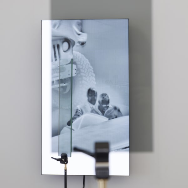 Detail of Emmanuel Van der Auwera's "VideoSculpture XX (The Worldʼs 6th Sense)"