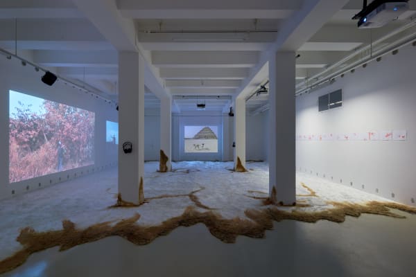 Exhibition Moving a Mountain in Six Acts, installation view, 2021/2, photocredit to Trafo Gallery, HU