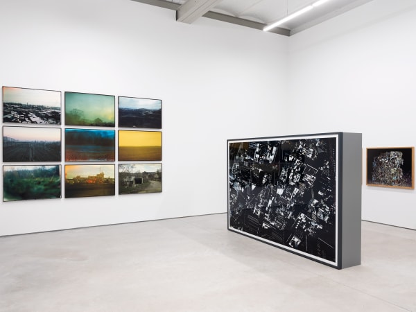 Michele Bressan, Dani Ghercā, Nicu Ilfoveanu, exhibition view "The Poetics of Politics - The Bucharest School of Photography", Harlan Levey Projects, Brussels, 2023.