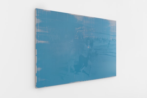 Emmanuel Van der Auwera, "Memento 43 (Migrant Crisis Blue)", 2023