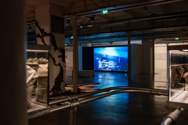 Emmanuel Van der Auwera, installation view "Tipping Point", Botanique / ISELP / Fraeme at Friche La Belle de Mai, Marseille, 2025. Photo: Elodie Meunier – WBI