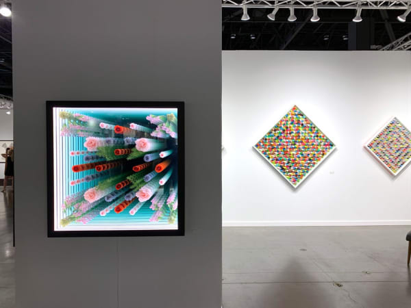 Installation view of booth at Seattle Art Fair