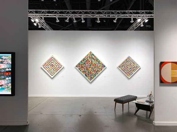 Installation view of booth at Seattle Art Fair