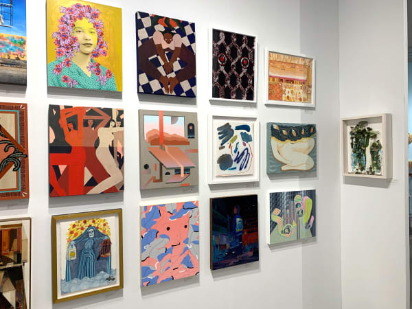 Hashimoto Contemporary booth at CONTEXT Art Miami