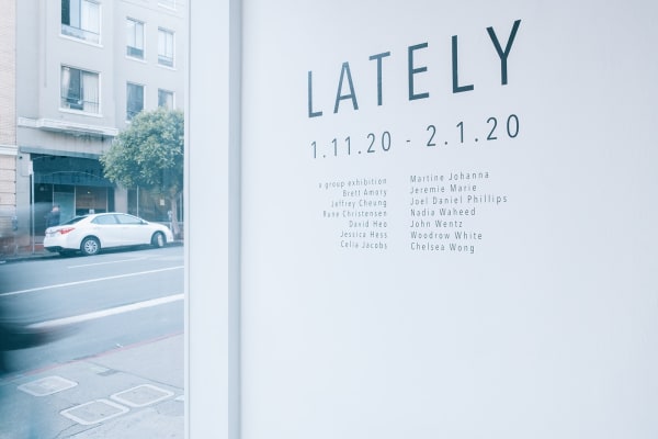 "Lately" wall vinyl