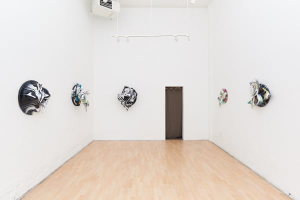 Installation image from Crystal Wagner's "Axiom" at Hashimoto Contemporary SF