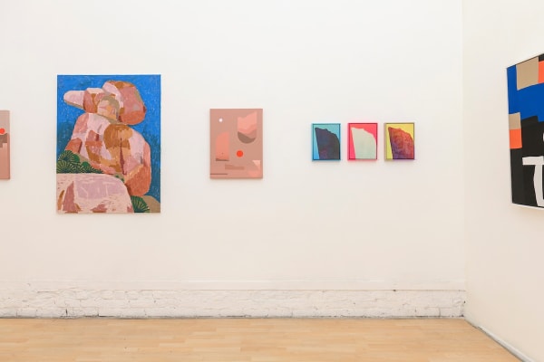 Installation image from "In The Abstract" exhibition at Hashimoto Contemporary SF