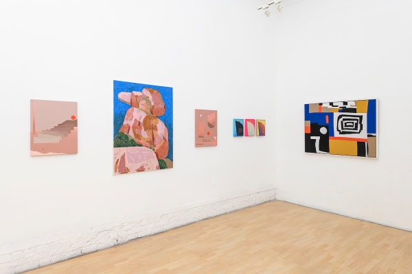 Installation image from the "In The Abstract" exhibition at Hashimoto Contemporary SF