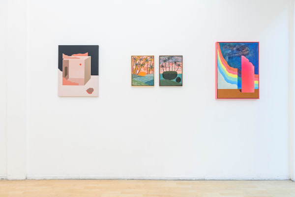Installation image from the "In The Abstract" exhibition at Hashimoto Contemporary SF