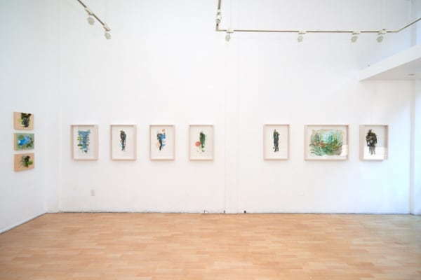 Installation image from Gregory Euclide's  "Preservation Paradox" at Hashimoto Contemporary SF