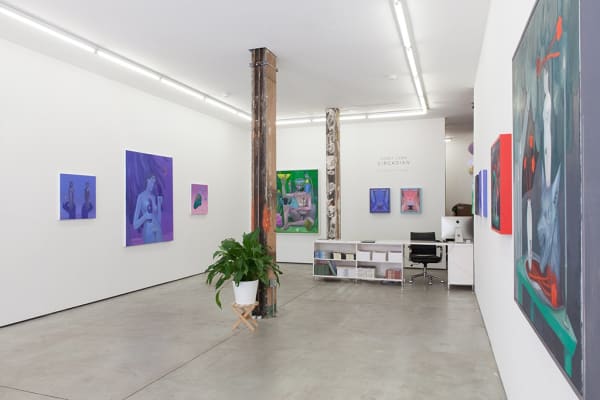 Installation image from Corey Lamb's  "Circadian" at Hashimoto Contemporary NYC