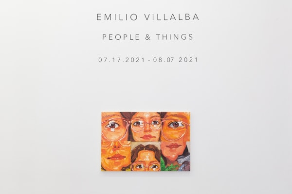 Installation image from Emilio Villalba's "People & Things" at Hashimoto Contemporary NYC