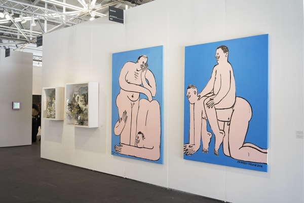 Installation detail of Art Market SF