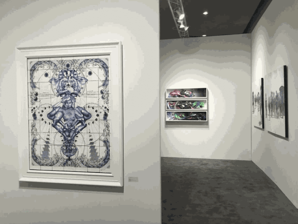 Installation image from the Hashimoto Contemporary booth at Miami Project 2015