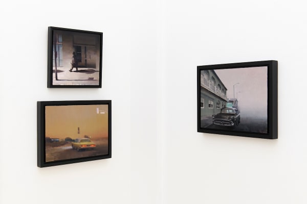 Installation image of Kim Cogan's "Here Nor There" at Hashimoto Contemporary SF