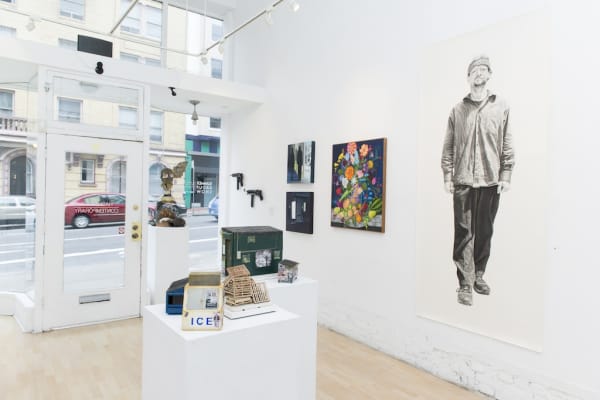 Install of 'Summer Group Show' 2015