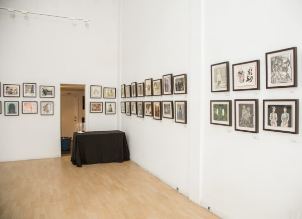 Installation view of Shaun Roberts solo exhibition at Hashimoto Contemporary in 2015