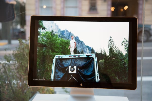 Installation view of Shaun Roberts solo exhibition at Hashimoto Contemporary in 2015