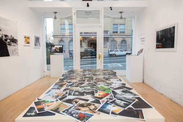 Installation view of Shaun Roberts solo exhibition at Hashimoto Contemporary in 2015