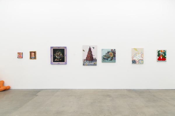 a photo of the gallery installation of Potluck