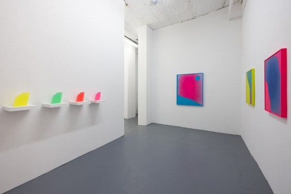 Installation views of Rachel Strum's solo show 