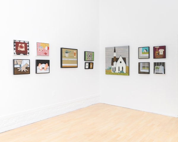 installation view of Gabe Langholtz solo show at Hashimoto San Francisco 