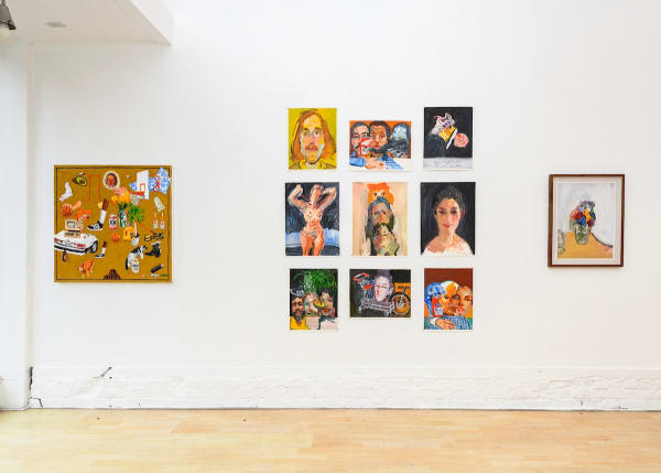 Installation image of Emilio Villalba's work at Hashimoto Contemporary SF