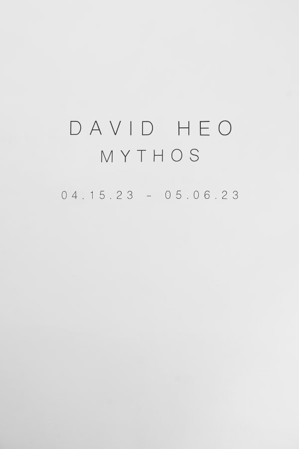 Title Vinyl for David Heo exhibition